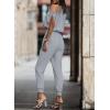 imageDokotoo Jumpsuit for Womens Dressy Casual 2025 One Piece Romper Cold Shoulder Outfits for SummerMoss Green