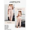 imageDokotoo Jumpsuit for Womens Dressy Casual 2025 One Piece Romper Cold Shoulder Outfits for SummerPink