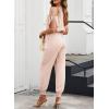 imageDokotoo Jumpsuit for Womens Dressy Casual 2025 One Piece Romper Cold Shoulder Outfits for SummerPink
