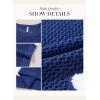 imageDokotoo Womens Floral Fashion Summer Tops 2025 Short Sleeve Crochet Sweaters Swimsuit Cover Ups Lightweight Knit PulloverBluing