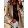 imageDokotoo Womens Long Sleeve Sweaters Casual Crewneck Fashion Fall Striped Color Block Shirts High Low Pullover Sweater TopsF Black 2