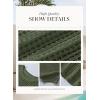 imageDokotoo Womens Summer Scoop Neck Short Sleeve Sweater Casual Crochet Hollow Out Knit Tops Pullover Shirts Beach CoverupMist Green