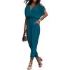 imageDokotoo Jumpsuit for Womens Dressy Casual 2025 One Piece Romper Cold Shoulder Outfits for SummerGreen
