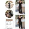 imageDokotoo Jumpsuits for Women 2025 Summer Lantern Sleeves Rompers Wide Leg Casual Overalls with PocketsBlack