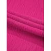 imageDokotoo Jumpsuits for Women 2025 Summer Ruffle Sleeves Square Neck Rompers Drawstring Overalls with PocketsRose