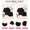 imageDokotoo Summer Two Piece Sets for Women Casual Short Sleeve Shirts and Drawstring Shorts Lounge SetsBlack