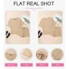 imageDokotoo Summer Two Piece Sets for Women Casual Short Sleeve Shirts and Drawstring Shorts Lounge SetsKhaki