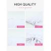 imageDokotoo Womens 2024 Summer Spring V Neck Ruffle Chiffon Elegant Tie Knot Mini Short Swing Skater Dresses3 White
