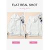imageDokotoo Womens 2025 Hoodies Button Collar Drawstring Hooded Pullover Sweatshirt Casual Long Sleeve Tops ShirtsGray 4