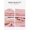 imageDokotoo Womens 2025 Hoodies Button Collar Drawstring Hooded Pullover Sweatshirt Casual Long Sleeve Tops ShirtsPink
