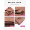 imageDokotoo Womens 2025 Hoodies Button Collar Drawstring Hooded Pullover Sweatshirt Casual Long Sleeve Tops ShirtsPink 2