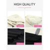 imageDokotoo Womens 2025 Hoodies Button Collar Drawstring Hooded Pullover Sweatshirt Casual Long Sleeve Tops ShirtsX0 Color Block Black