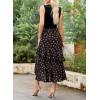 imageDokotoo Womens 2025 Sleeveless Fall Summer Dresses Casual Boho Crewneck Floral Boho Cocktail Party DressesBlack C