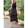 imageDokotoo Womens 2025 Sleeveless Fall Summer Dresses Casual Boho Crewneck Floral Boho Cocktail Party DressesBlack C