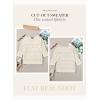 imageDokotoo Womens 2025 Spring Summer Crochet Hollow Out 34 Sleeve Pullover Sweater Off Shoulder TShirtsWhite
