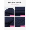 imageDokotoo Womens 2025 Winter Full Zipper Hooded Puffer Jacket Short Coat with PocketsBlue