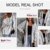 imageDokotoo Womens 2025 Winter Long Sleeve Solid Fuzzy Fleece Open Front Hooded Cardigans Jacket Coats Outerwear with PocketGrey