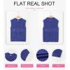 imageDokotoo Womens Casual Crewneck Sleeveless Sweaters Vest Loose Crochet Hollow Out Knit Beach Swimsuit Cover UpsDark Blue