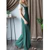 imageDokotoo Womens Casual Jumpsuits Ribbed Front Pocket Loose Overalls One Piece Sleeveless Wide Leg Long Pant RompersSkobeloff