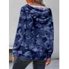 imageDokotoo Womens Casual Long Sleeve Hoodies Sweatshirts Drawstring Pullover Tunic Tops With PocketsA Blue