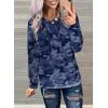 imageDokotoo Womens Casual Long Sleeve Hoodies Sweatshirts Drawstring Pullover Tunic Tops With PocketsA Blue