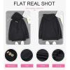 imageDokotoo Womens Casual Long Sleeve Hoodies Sweatshirts Drawstring Pullover Tunic Tops With PocketsA1 Black