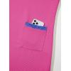 imageDokotoo Womens Casual Summer Dresses Fashion Cap Sleeve Color Block Crewneck Shift Tshirt Mini DressHot Pink
