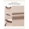 imageDokotoo Womens Casual Summer Dresses Fashion Cap Sleeve Color Block Crewneck Shift Tshirt Mini DressKhaki