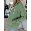 imageDokotoo Womens Full Zip Up Hoodie Long Sleeve Hooded Sweatshirts Pockets Jacket Coat for WomenA Green 3