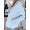 imageDokotoo Womens Full Zip Up Hoodie Long Sleeve Hooded Sweatshirts Pockets Jacket Coat for WomenA Sky Blue 3
