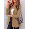 imageDokotoo Womens Oversized Denim Jacket Casual Long Sleeve Denim Shirts Distresse Jean Jacket Fall Outfits 2025A1 Brown