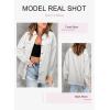 imageDokotoo Womens Oversized Denim Jacket Casual Long Sleeve Denim Shirts Distresse Jean Jacket Fall Outfits 2025B4 White