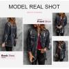 imageDokotoo Womens Oversized Denim Jacket Casual Long Sleeve Denim Shirts Distresse Jean Jacket Fall Outfits 2025C1 Black