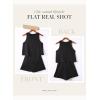 imageDokotoo Womens Summer Jumpsuits 2025 Casual Ruffle Chiffon Sleeveless RompersRuffle Black 01