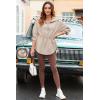 imageDokotoo Womens Sweatshirt Oversized Half Zip Up Drawstring Waist Long Sleeve Side Slits Soft Casual Pullover Sweatshirts TopsKhaki