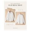 imageDokotoo Womens Sweatshirt Oversized Half Zip Up Drawstring Waist Long Sleeve Side Slits Soft Casual Pullover Sweatshirts TopsWhite