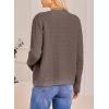 imageDokotoo Cardigan Sweaters for Women Lightweight Long Sleeve Open Front 2025 Button Down Jacket WinterCoffee