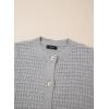 imageDokotoo Cardigan Sweaters for Women Lightweight Long Sleeve Open Front 2025 Button Down Jacket WinterGray