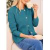 imageDokotoo Cardigan Sweaters for Women Lightweight Long Sleeve Open Front 2025 Button Down Jacket WinterSkobeloff