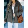 imageDokotoo Corduroy Sherpa Jacket for Women Button Down Fleece Fur Collar Winter Warm CoatA Gray