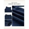 imageDokotoo Pants Sets Women 2 Piece Outfits Sleeveless Round Neck Tank Tops Matching Sets for Women Elastic Waist Wide LegBlue