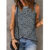 imageDokotoo Plus Size Womens Summer Tops Crewneck Sleeveless Tee Slim Leopard Print Blouses for Women Casual Dressy Gray XXLarge