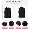imageDokotoo Puffer Vest Women Sleeveless Zip Up Outerwear Stand Collar Quilted Vest Warm Winter Jackets Coats with PocketBlack