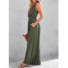 imageDokotoo Sleeveless Jumpsuit Wrapped V Neck Elegant for Womens Dressy Casual 2025 One Piece Romper OutfitsJungle Green