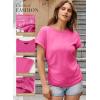 imageDokotoo Spring Tops for Women 2025 Cap Sleeve Side Ruched Summer Tops for Women Trendy Women ClothingRose Red