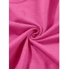 imageDokotoo Spring Tops for Women 2025 Cap Sleeve Side Ruched Summer Tops for Women Trendy Women ClothingRose Red