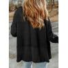 imageDokotoo Waffle Knit Hoodies for Womens Zip Up 2025 Drawstring Fall Casual Trendy Clothing Jackets Trendy OutfitsBlack