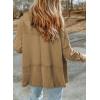 imageDokotoo Waffle Knit Hoodies for Womens Zip Up 2025 Drawstring Fall Casual Trendy Clothing Jackets Trendy OutfitsCamel