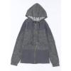 imageDokotoo Waffle Knit Hoodies for Womens Zip Up 2025 Drawstring Fall Casual Trendy Clothing Jackets Trendy OutfitsGray