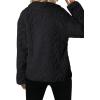 imageDokotoo Winter Fleece Jacket for Women Zipper Up Zip Up Stand Collar with Pockets CoatsBlack